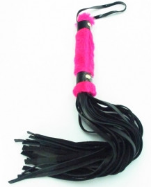 Нежная плеть с розовым мехом BDSM Light