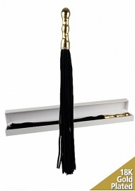 Плетка Luxury Whip 18k-Gold plated Black