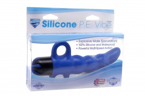 Стимулятор простаты Silicone P.E. Vibe Large Blue