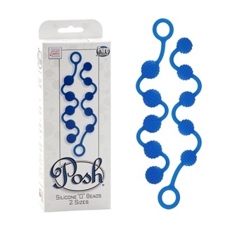 Анальная цепочка Posh Silicone O Beads Blue