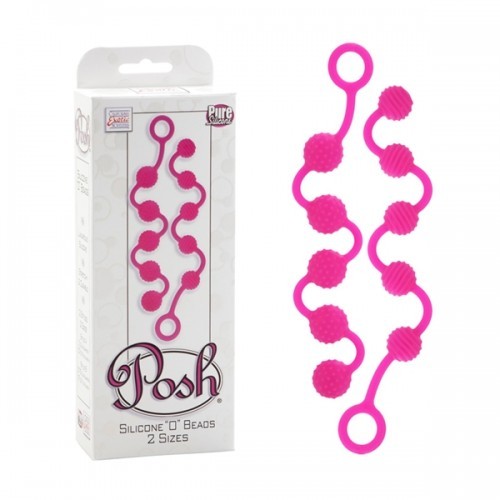 Анальная цепочка Posh Silicone O Beads Pink