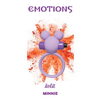 Эрекционное виброколечко Emotions Minnie Purple