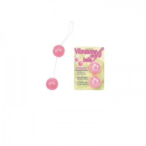 Вагинальные шарики Pink Duoballs Soft