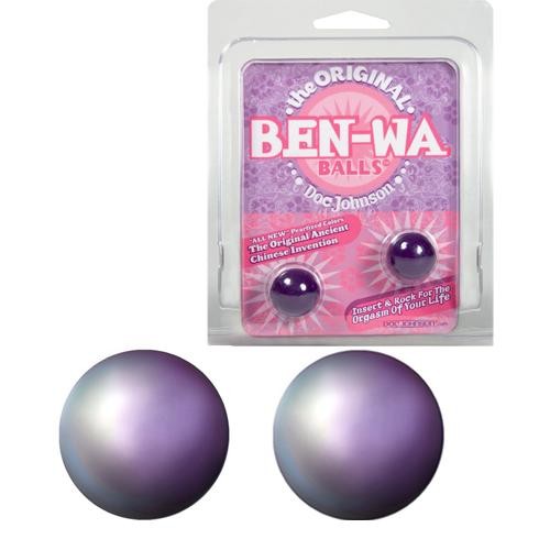 Маленькие вагинальный шарики фиолетовые Ben-Wa