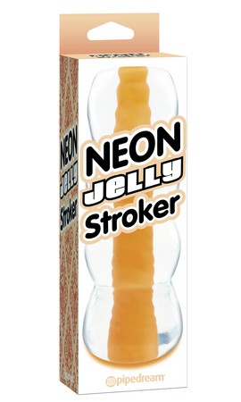 Мастурбатор Neon Jelly Stroker Orange
