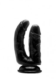 Двойной фаллоимитатор Realistic Cock 6,5" Black