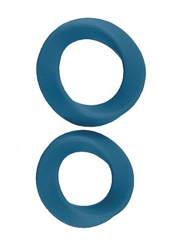 Два эрекционных кольца Infinity L and XL Blue