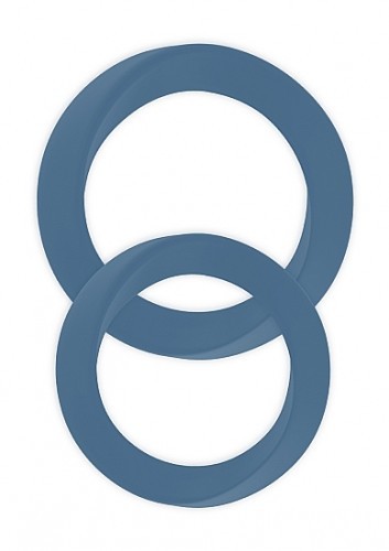 Два эрекционных кольца Infinity M and L Blue