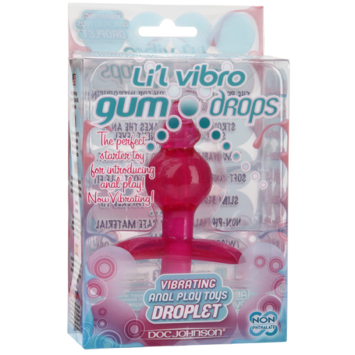 Пробка с вибро Li'l Gumdrops Droplet Buble Gum