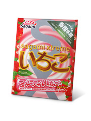 Презервативы Sagami Xtreme Strawberry 1`S