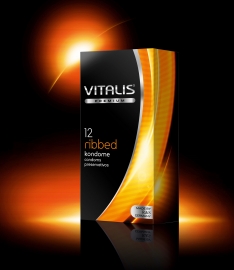 Презервативы VITALIS premium №12 Ribbed